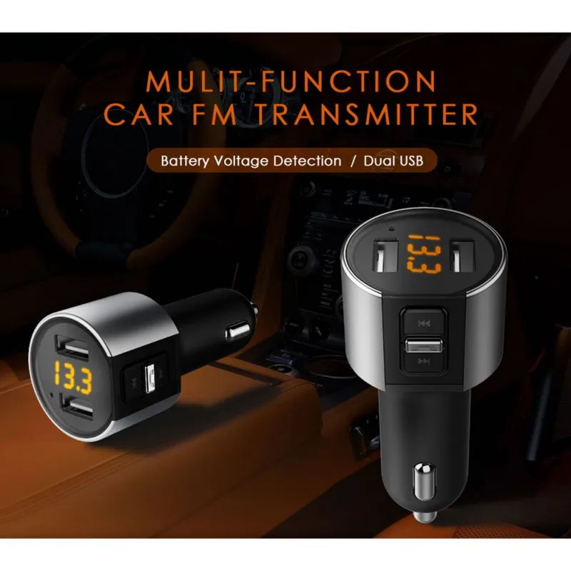 11 Bluetooth Автомобильный fm-передатчик Беспроводной MP3 Музыкальный USB диск TF плеер радио fm-передатчик модулятор двойной USB Cargador порт