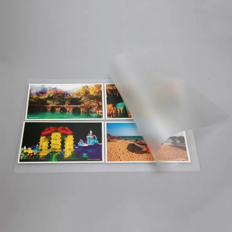 60 Mic A4 Pet/Photos/Documents Certificates Pictures Heat-sealing Film Thermal Packaging Paper 50pcs Batch Photo Film laminating films