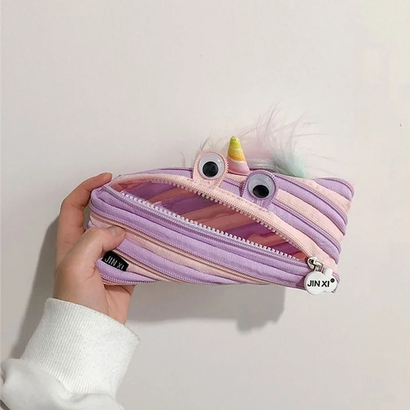 Чехол для карандашей с героями мультфильмов милая большая емкость сумка ручек