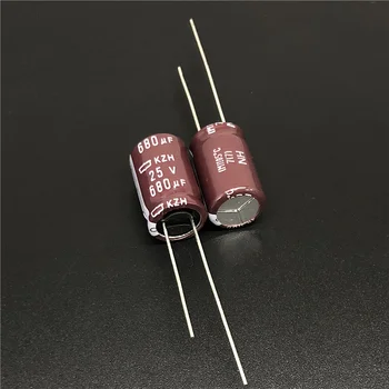 

10pcs 680uF 25V NIPPON NCC KZH Series 10x16mm Ultra Low impedance 25V680uF Aluminum Electrolytic Capacitor