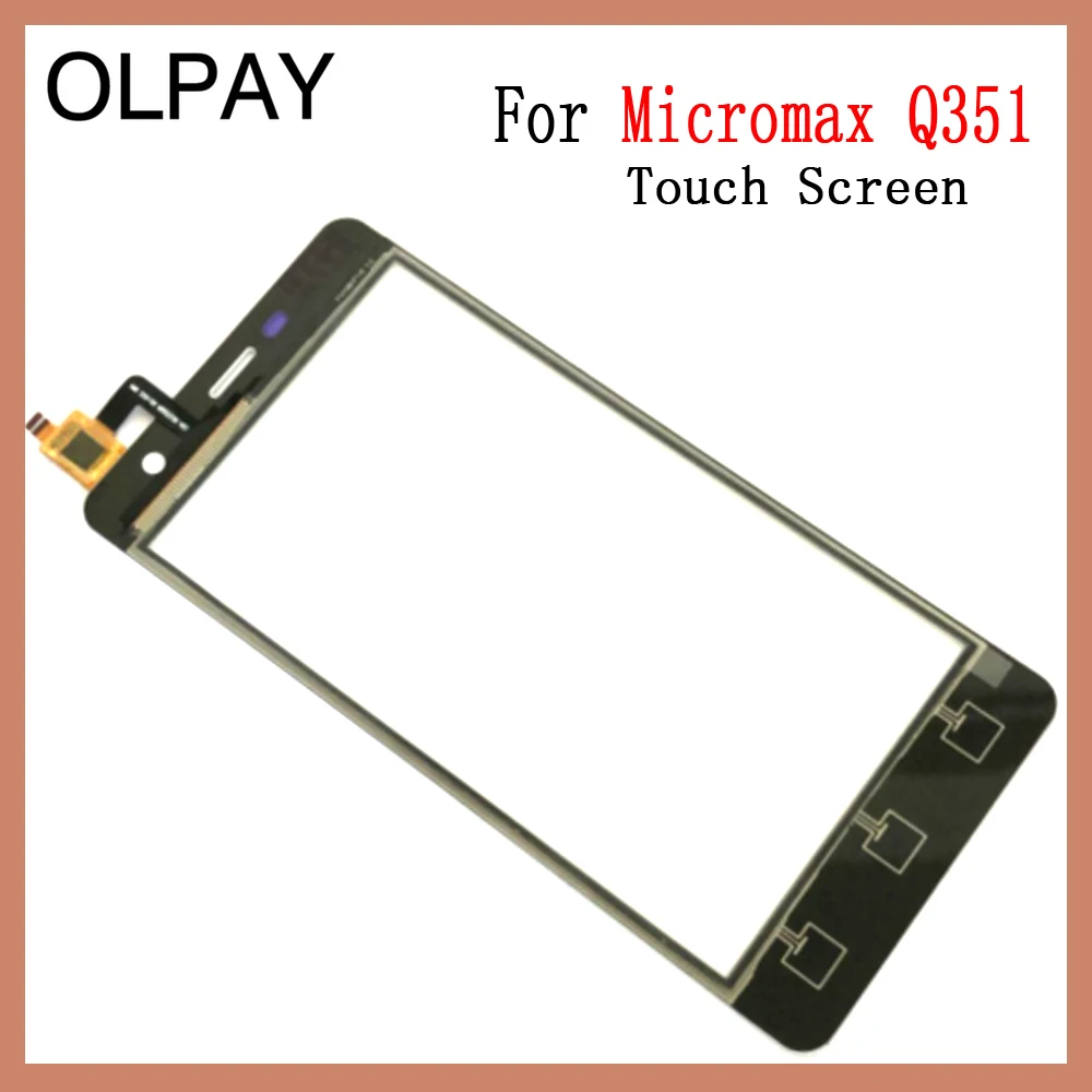 OLPAY 5,0 ''сенсорный экран для Micromax Q351 сенсорный экран дигитайзер Панель переднее стекло объектив сенсор инструменты клей+ салфетки