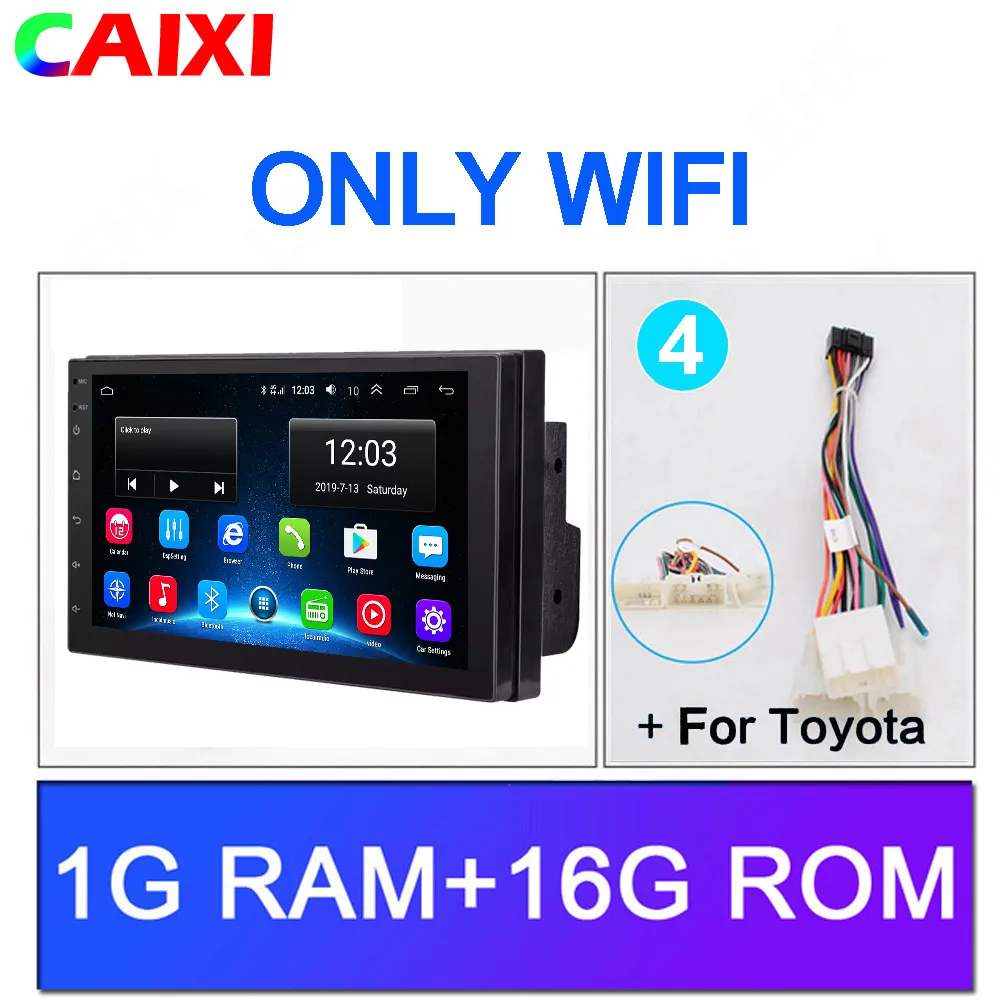 CAIXI RAM2G+ ROM32G Android 8,1 4G Автомобильный Радио Мультимедиа Видео плеер навигация gps для Volkswagen Nissan hyundai Kia Toyota CR-V - Цвет: 716-16-TOYOTA