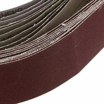 

80/100/120 Grit Sanding Belt Aluminum Oxide Reddish brown Metal Lather