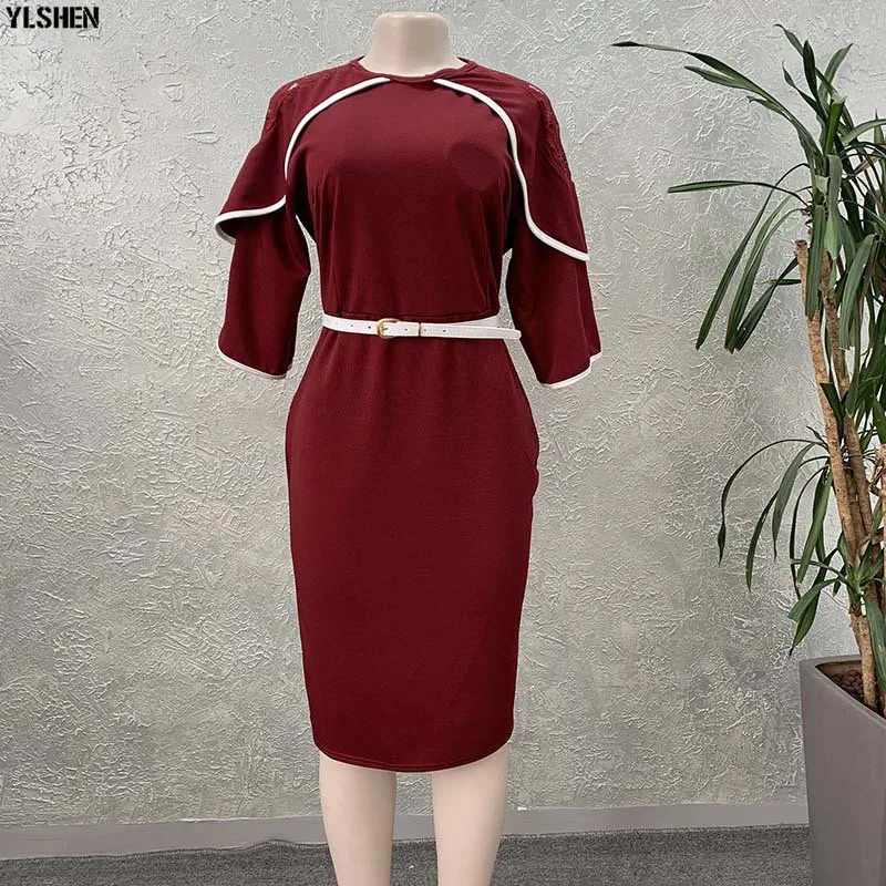 African Style Dresses For Women 2020 Africa Clothing Summer Elegant Ankara Dresses Super Elastic Fashion African Dress For Lady 12