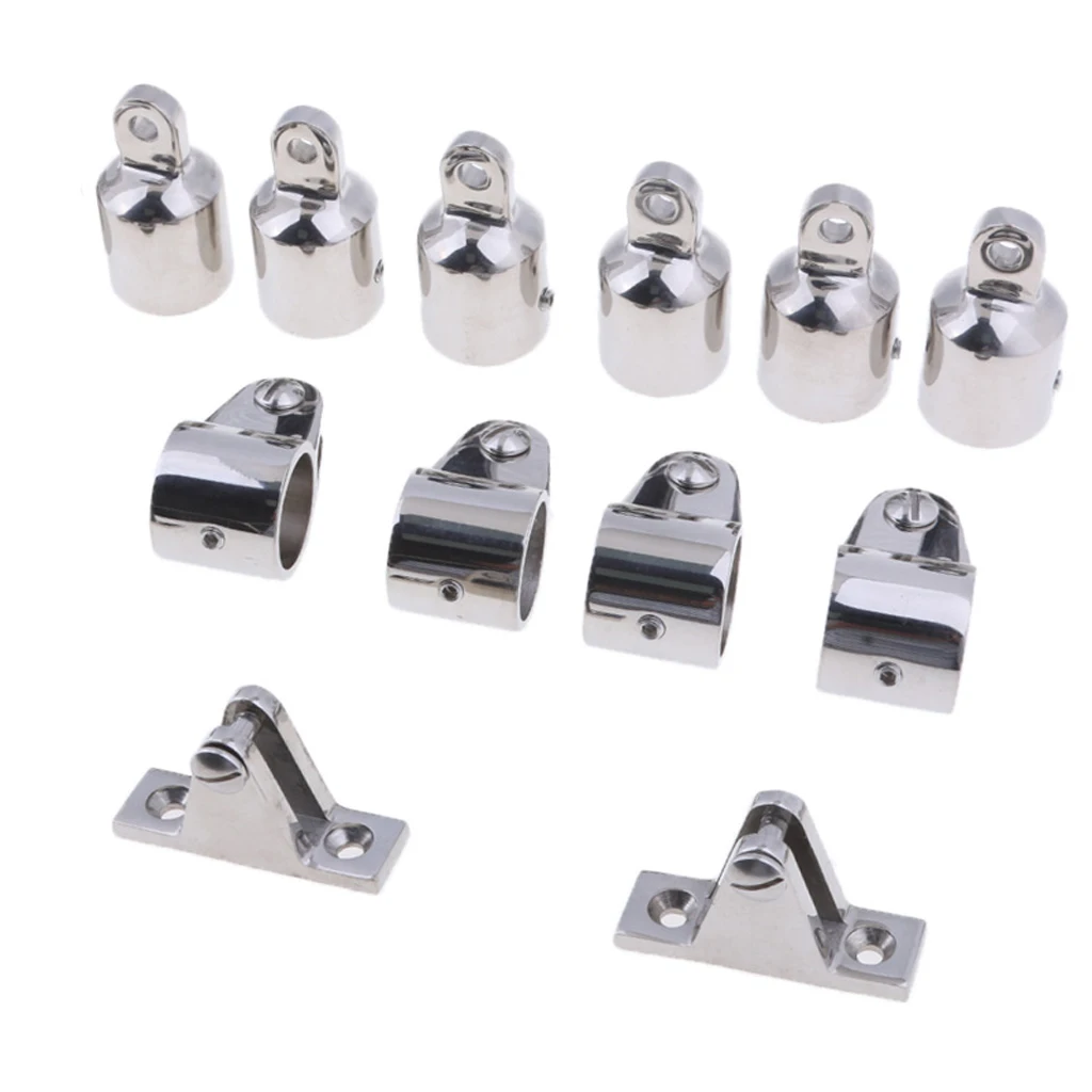 12pcs Stainless Steel 3-Bow 7/8