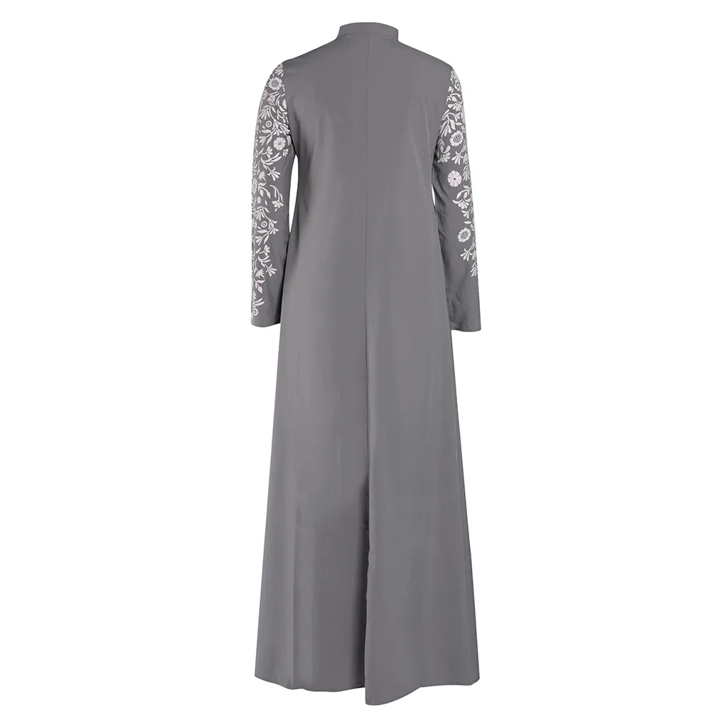 Женское мусульманское платье, кафтан, арабский джилбаб, абайя, исламское кружевное сшитое макси платье, этническое платье для Среднего Востока, мусульманское платье, Халат