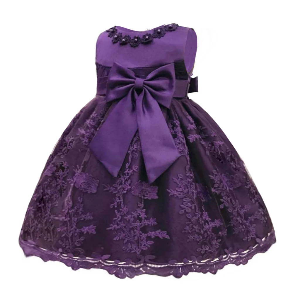 Платье для маленьких девочек детское платье принцессы для девочки 1 года День рождения платье-пачка для детский костюм для младенцев наряды для крещения для малышей возрастом 3-18 м - Цвет: Color 14
