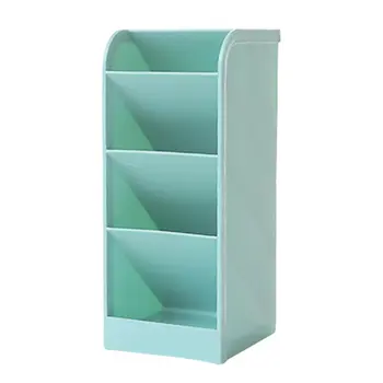 

2020 New Four-Grid Ergonomic Desk Storage Box Drawer Organizer Inclined Pen Holder Rectangular Organizer Organizing