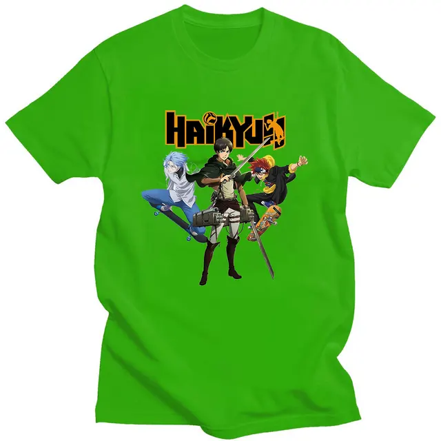 haikyuu jujutsu kaisen shirt