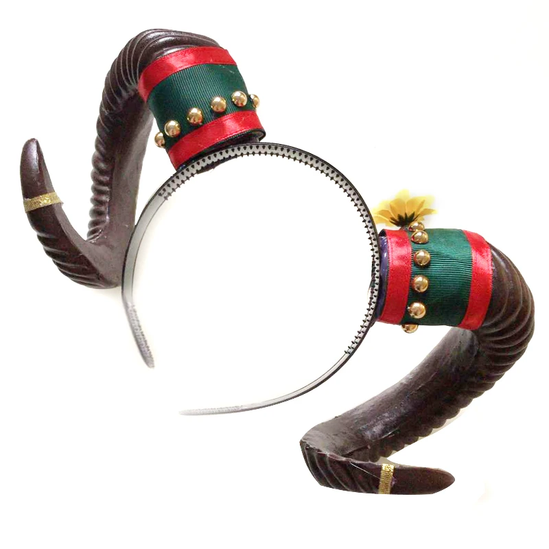 Horn Костюм для косплея, красивая форма, костюмы на Хэллоуин, богемное Повседневное платье, маскарадные костюмы - Цвет: Horn