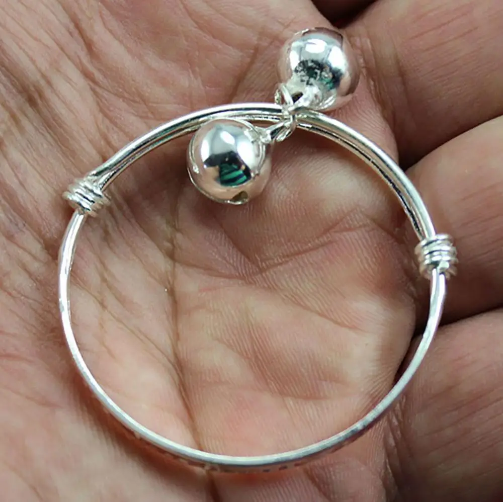 Baby Kid Bell Bangle Bracelet 2pcs For Kid