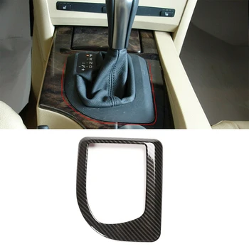 

Carbon Fiber Style Gear Shift Panel Frame Cover For BMW 5 Series E60 E61 04-07 High Quality ABS Interior Accessories