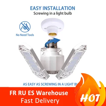 

Led Garage Lamp UFO Deform Industrial Lamp 30W Multi-facet Illuminated Waterproof E27 / B22 led 작업등 220v