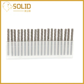 

Rotary File Set 3mm Head Carbide Cylinder Cutter Rotary Burr Set Engraving Bit 3mm Shank Rotary Tools 20Pcs/Set