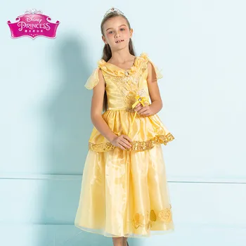 

Disney Frozen Girls Party DressesElsa Princess Dress Christmas Costume Halloween Carnival Party Clothes Role-play Girls Clothes