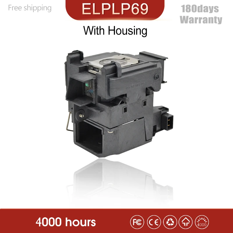 ELPLP69 V13H010L69 голые лампы с корпусом для EH-TW8000 EH-TW9000 TW9000W TW9100 PowerLite HC5010 HC5020UB |