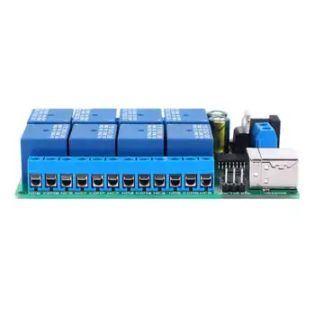 

Multi-Function Relay USB Controller 8 Channel UART Port PLC Remote Control 12VDC