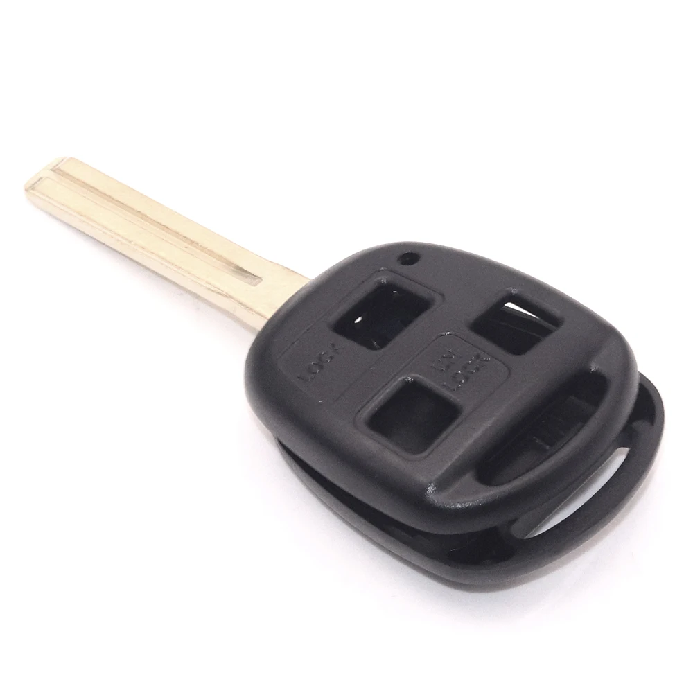 3 Button Car Remote ABS Key Case Key Shell Fob Replacement CLBTC2452002 For Lexus GX470 GS300 GS400 RX350 ES300 RX300 SC430 (1)