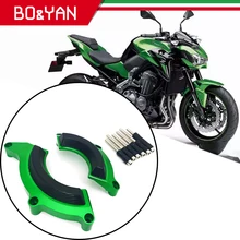 Para kawasaki z900 2017 2018 2019 caso do estator motor da motocicleta guarda capa protector quadro slider