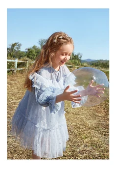 

2020 summer new fashion mesh dress girls princess dress ws1595