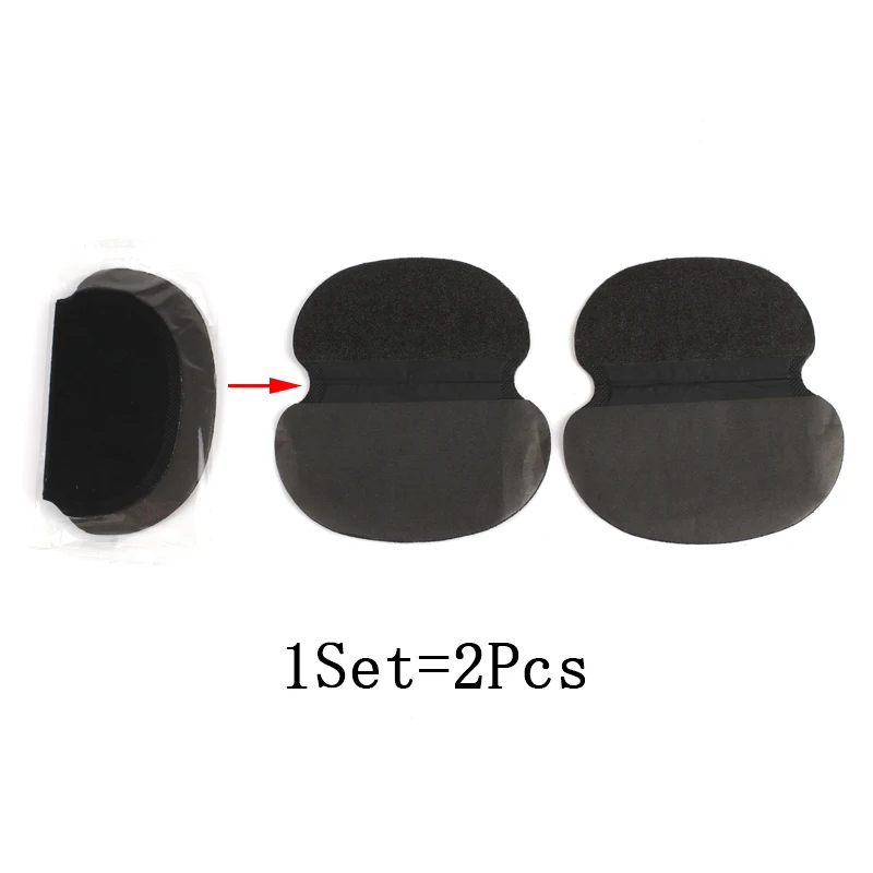 20Pcs (10Pairs) Disposable Sweat Pads Summer Armpits Stickers Gasket Black Cotton Underarm Anti Sweat Absorbing Shield Guard underarm sweat pads