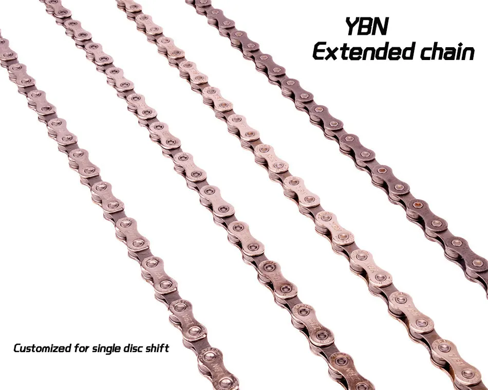 YBN X12L x10 x10sl x9sl x11sl велосипедная цепь 9 10 11s Золотой горный шоссейный велосипед sram SHIMANO 116 Длина велосипедная цепь