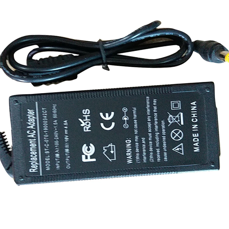 16 в 4.5A адаптер переменного тока зарядное устройство для Panasonic Toughbook CF U1 W8 C1 W8E R6 W W2 W4