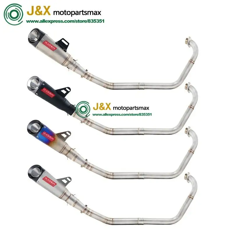 Полная выхлопная система мотоцикла Escape slip on для yamaha YZF R15 MT15 MT-15 2008- средняя труба глушителя DB-Killer
