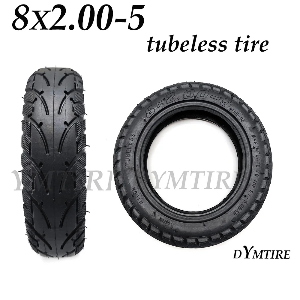 8x2.00-5 Tubeless Tire for Electric Scooter 8 Inch 2.10-5 Wear Resistant High Quality Vacuum Tyre | Автомобили и мотоциклы
