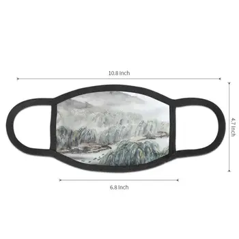 

NOISYDESIGNS Chinese Wind Painting Face Mask National Style Pattern Anti-bacterial Unisex Dust Winter Warm Mouth Mask Hot Sale
