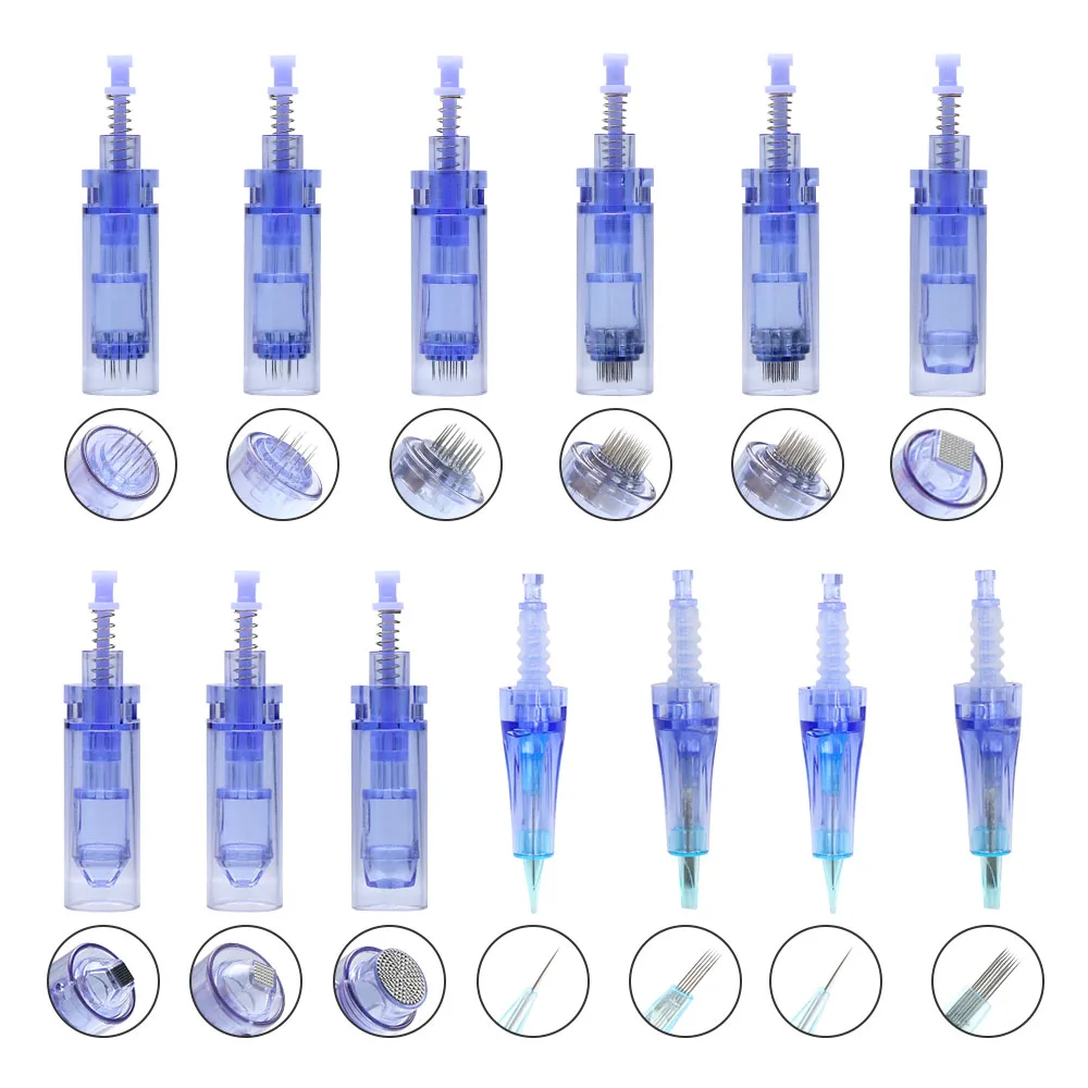 

10/50pcs Buckle Cartridge Replacement For Dr. Pen Micro needle 9 pin / 12 pin / 36 pin / nano Micro Nano Needle Tattoo Needles