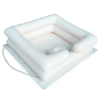 

Inflatable PVC Wash Basin Foldable Hair Washing Sink Pot For Old Or Disabled Man Care