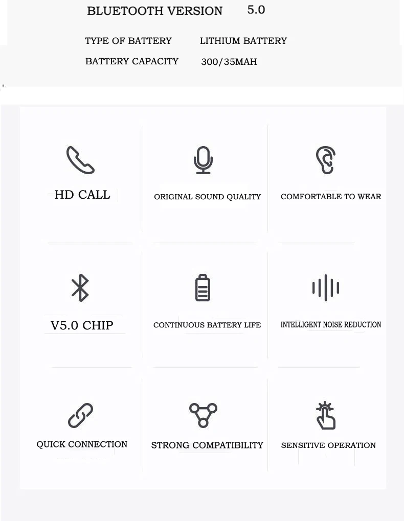 Горячие Tws Наушники Беспроводные Bluetooth 5,0 наушники мини наушники Спортивная гарнитура автономное шумоподавление bluetooth наушники