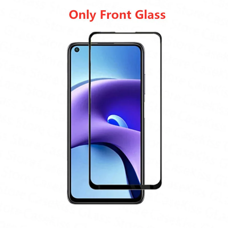 3-in-1capa,glass+airbag Case for Xiaomi Redmi Note 9T 5G Screen Protector For Redmi Note 10 9 9s Redmi Note 9 T Shockproof Case