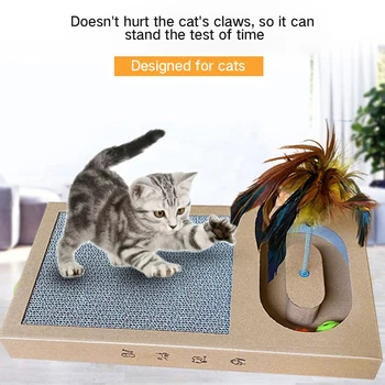 

Cat Scratcher Board Scratching Post Mat Toy Soft Bed Mat Claws Care Pet Toys Scratching Protecting Nails Furniture Post Toys
