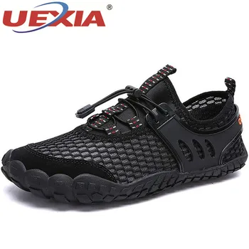 

UEXIA 2019 New Summer Slip-On Mesh Sneakers Men Shoes Out Door Breathable Comfortable Male Shoes Loafers Casual Walking Footwear