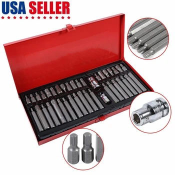 

40pcs Assorted Power Security Screwdriver Bits Set Hex Spline Torx With Extension Bit Holder Socket Adapter Woodworking Tools
