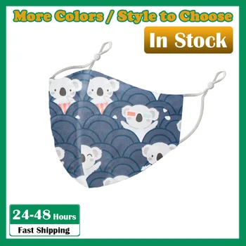 

masques Cartoon Adjustable Strap Printing Kids Breathable mascarillas Washable Reusable mondmasker Comfortable Face Mask