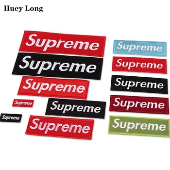 

Classic rectangle English letter supere Embroidered Medallion patch Cloth sticker Clothing pants bag hole patch Embellishment