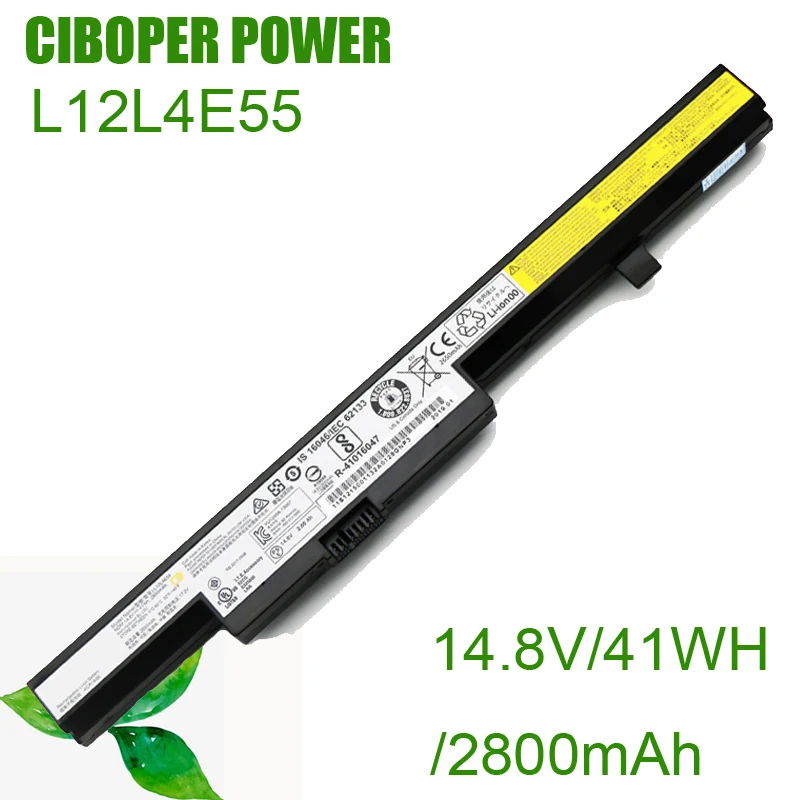 CP New Genuine Battery L12L4E55 14.8V/41WH For B40-30 B40-45 B40-70 B50-30 B50-45 B50-70 M4400 M4400A M4450 M4450A V4400 V4400A |