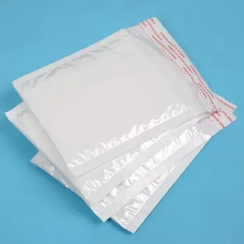 

10pcs/lotPlastic White Bag Foam Envelope Foam Foil Office Packaging Envelope Moistureproof Vibration Bag Storage Bags 13*17cm