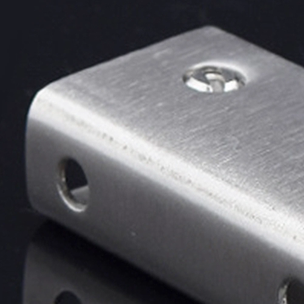 2PCS Hinge Clip Bathroom Glass Clamp Cabinet Shelf Stainless Steel Support Brackets Fixed Door 8-12MM