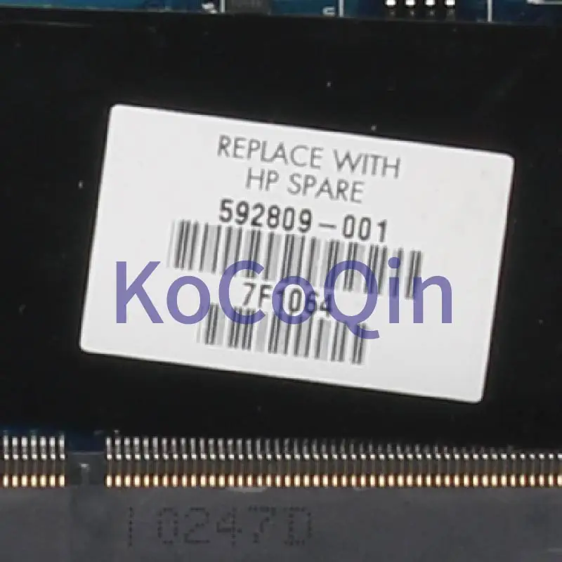 Placa-mãe Portátil para hp Soquete Cpu s1 Da0ax2mb6e1 592809001 592809501 Notebook Mainboard G42 G62 Cq42 Cq62 - Imagem 5