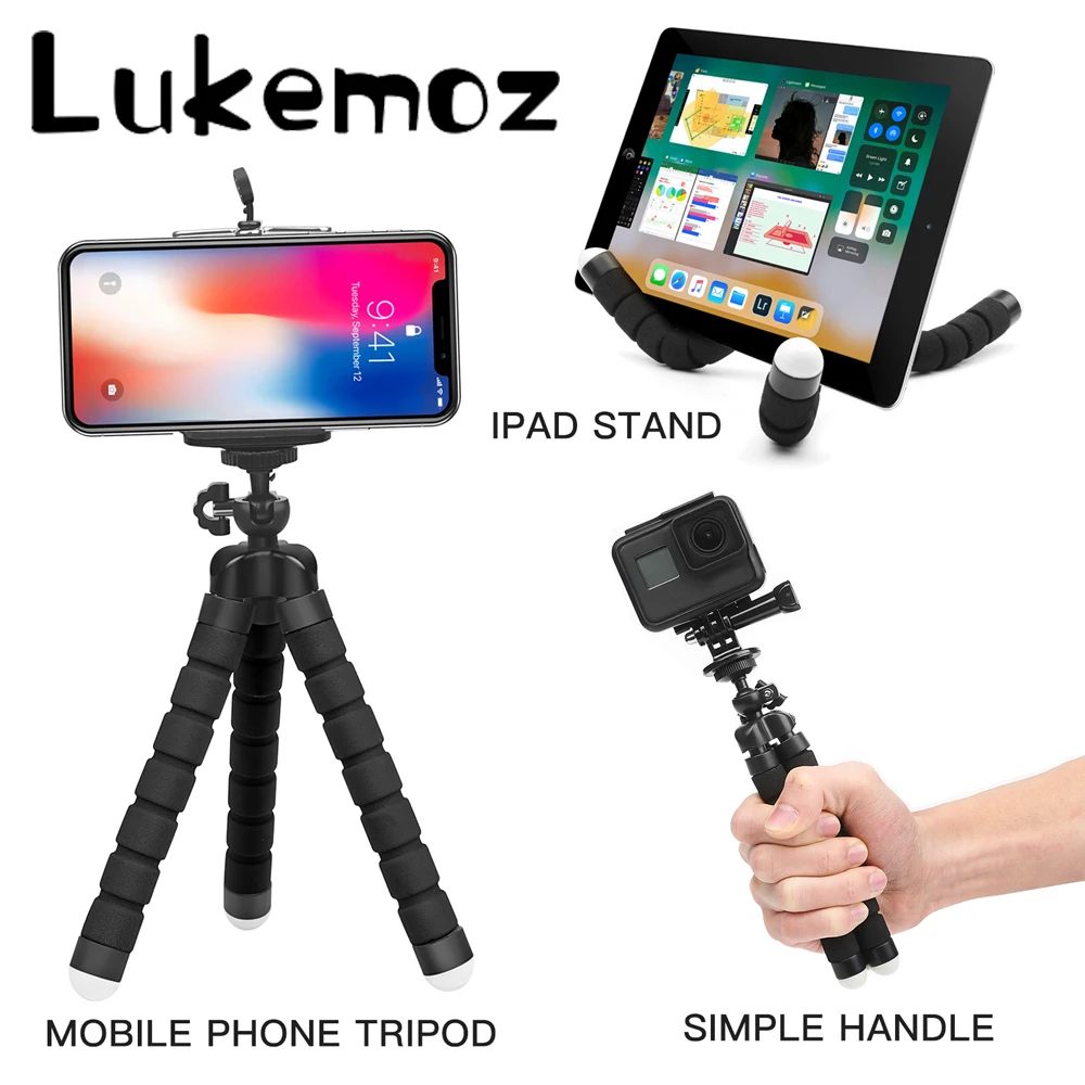 Универсальный гибкий мини штатив Трипод Octopus для телефона Android Гибкая Губка