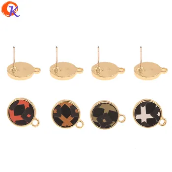 

Cordial Design 50Pcs 12*15MM Jewelry Accessories/Hand Made/Leather Effect/Earrings Stud/Soft Pin/DIY Making/Earring Findings