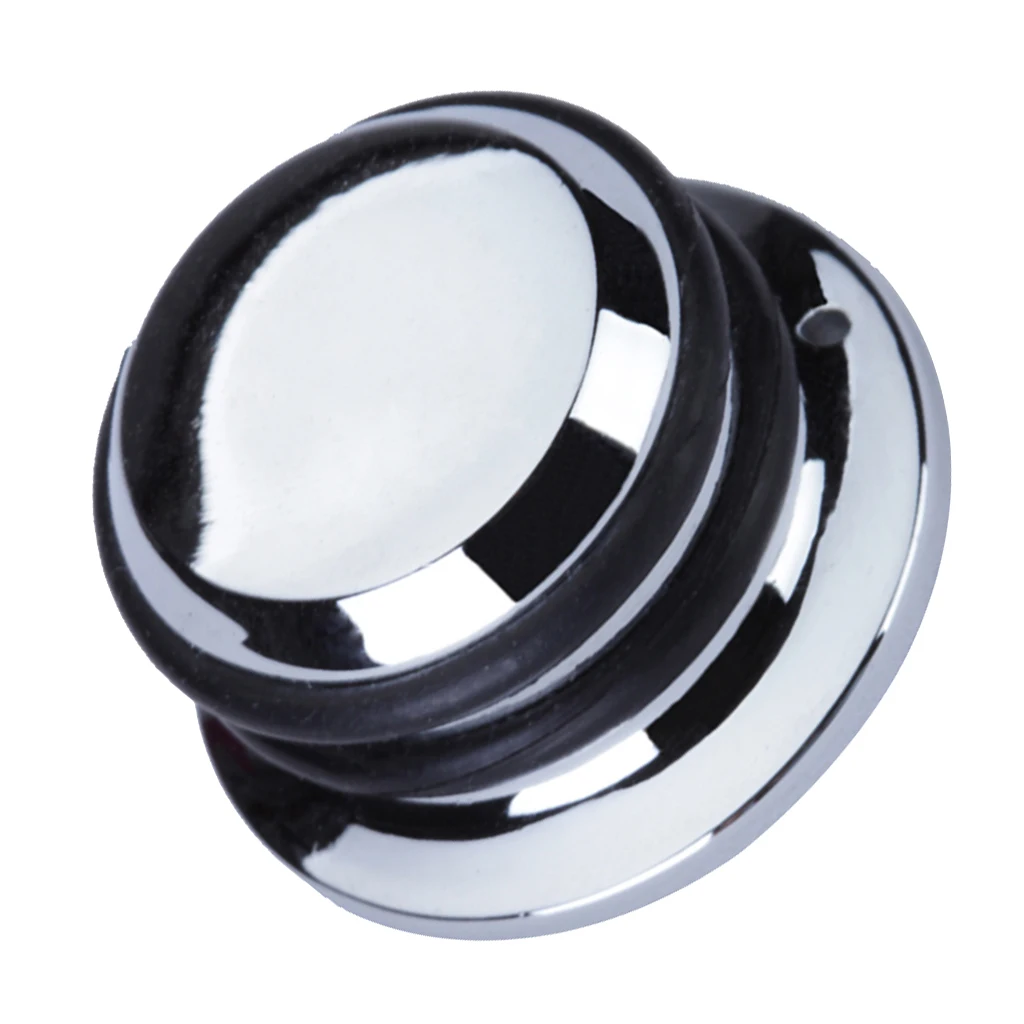 Guitar Knob Silver Top Hat Tone Tunning Knobs For Electric Guitar Bass Parts