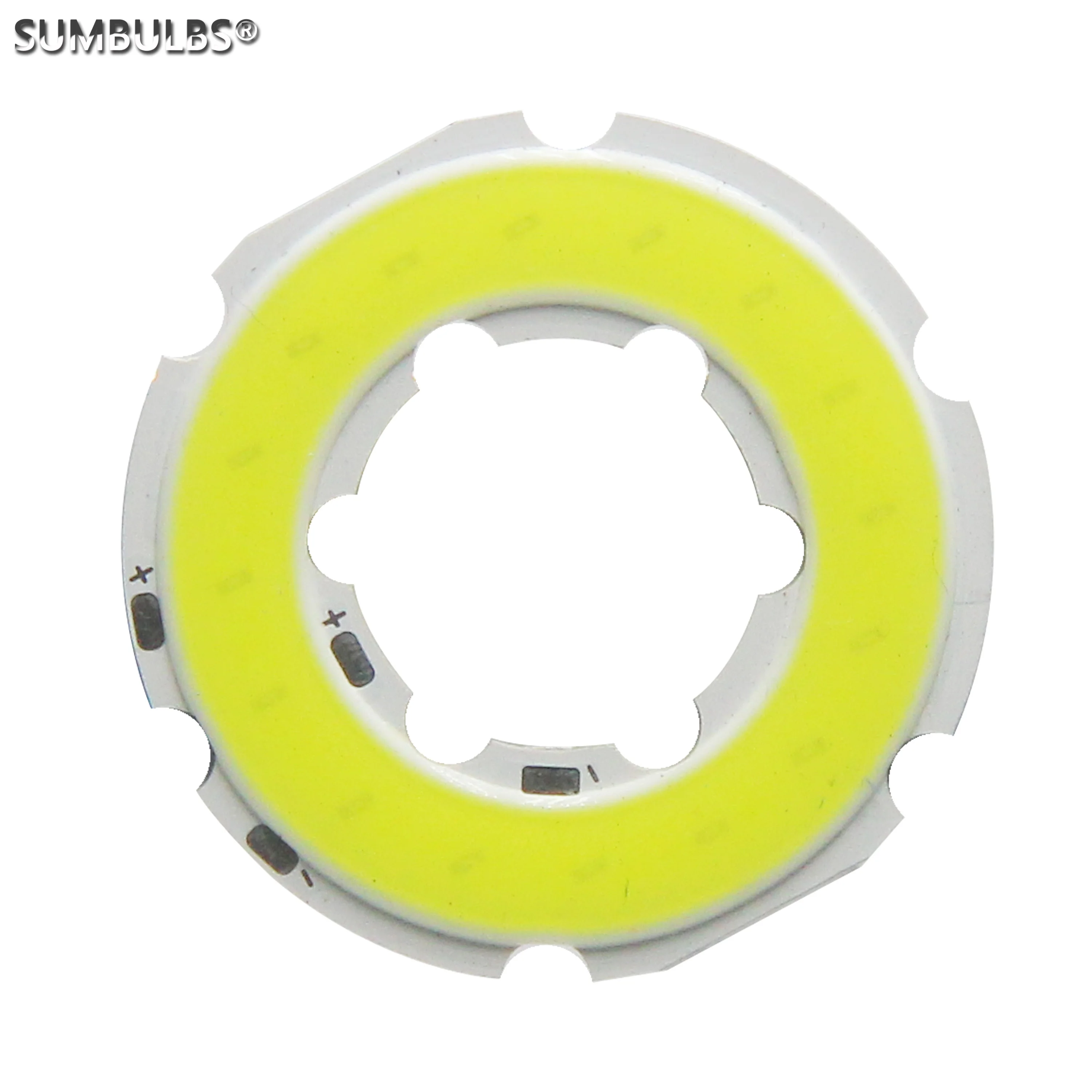 2W 12V 30mm angel eye led cob light source annual shape 12V DC cob ring led cold warm white blue color light source for diy bulb