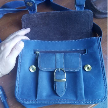 

Diysomes Nepal women's bags Handmade Shoulder Genuine Leather women's leather bag leather craft