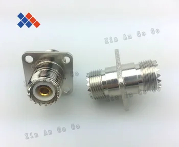 

5PCS Coaxial radio frequency (rf) UHF - KK Square plate four holes connectors