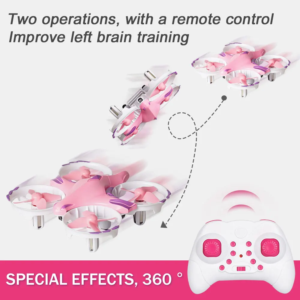 2,4G мини Квадрокоптер 4CH 4 оси скорость 3D флип Безголовый режим RC Дрон игрушка подарок перезаряжаемый пульт дистанционного управления индукционный самолет